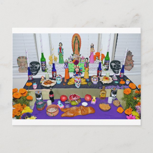 Dia de los Muertos Postkarte (Vorderseite)