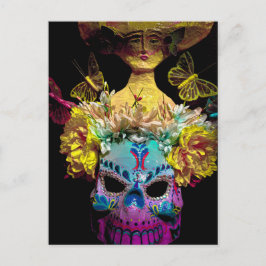 Día de los Muertos Postkarte