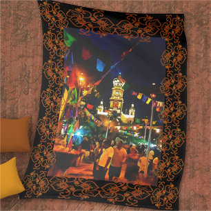 Dia de Los Muertos PV-190130 Fleece-Decke Fleecedecke