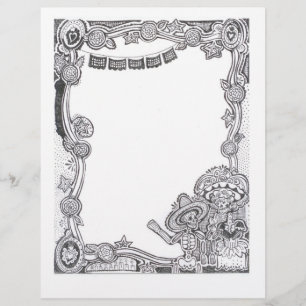 Dia De Los Muertos Skeleton Frame -