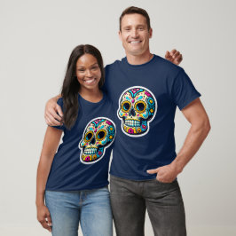 Dia de los Muertos skull 3 T-Shirt
