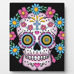 Dia de los Muertos Skull Fotoplatte