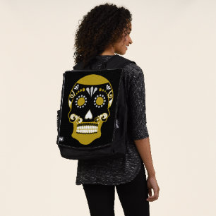 Día De Los Muertos Skull Print Rucksack
