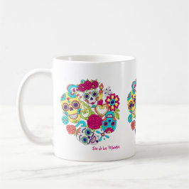 Dia de Los Muertos Skulls Kaffeetasse
