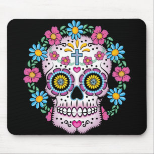 Dia de los Muertos Sugar Skull Mousepad