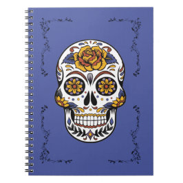 Dia de los Muertos Sugar Skull Notizblock