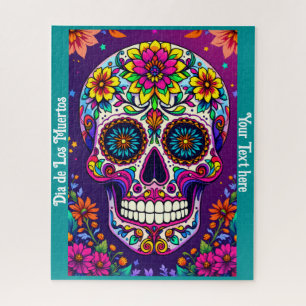 Dia de Los Muertos Sugar Skull Personalisierter Te