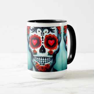 Dia de Los Muertos Sugar Skull Tasse