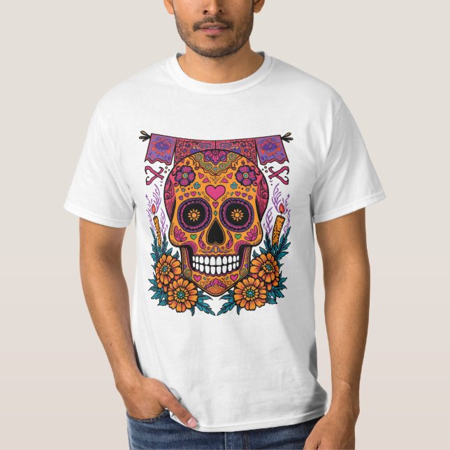 Dia de los Muertos T-Shirt (Vorderseite)