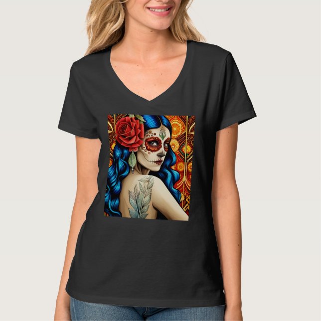 Día de los Muertos T-Shirt (Vorderseite)