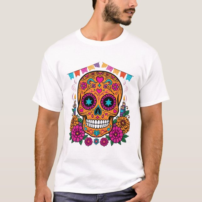 Dia de los Muertos T-Shirt (Vorderseite)