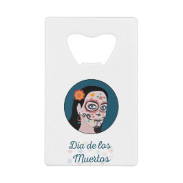 Día de Los Muertos Tag der Toten Geldbeutel Flaschenöffner