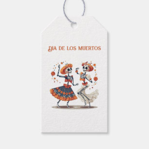 Dia de los Muertos tanzende Skelette anpassbar Geschenkanhänger