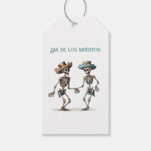 Dia de los Muertos tanzende Skelette anpassbar Geschenkanhänger