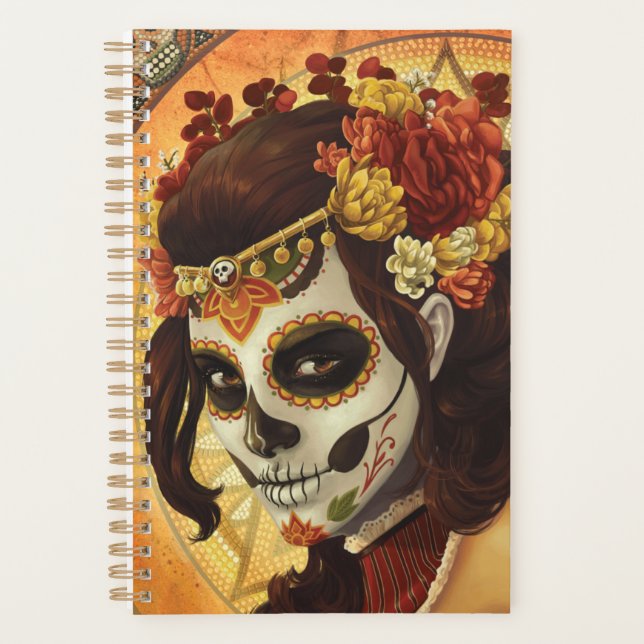 Dia De Los Muertos Throw Pillow (Devant)