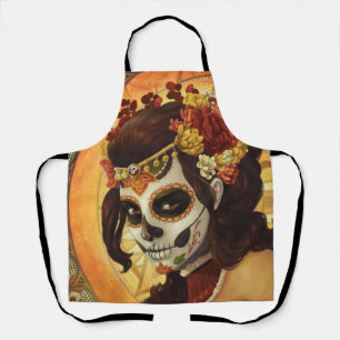 Dia De Los Muertos Throw Pillow Schürze