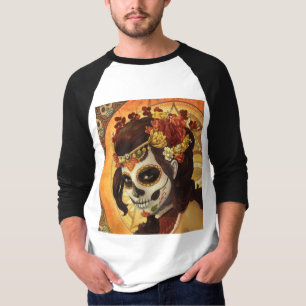 Dia De Los Muertos Throw Pillow T-Shirt