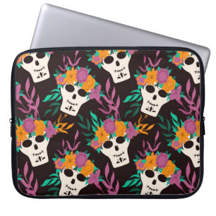 Dia de Los Muertos, traditionelles mexikanisches H Laptopschutzhülle