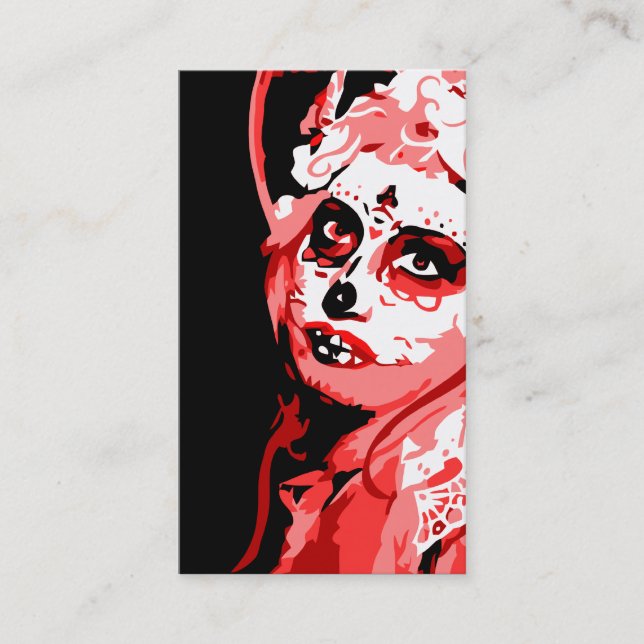 dia de los muertos visitenkarte (Vorderseite)