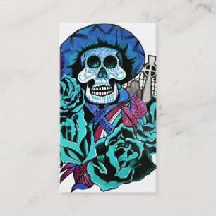 dia de Los Muertos Visitenkarte