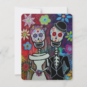 DIA DE LOS MUERTOS WEDD INVITATIONEN EINLADUNG