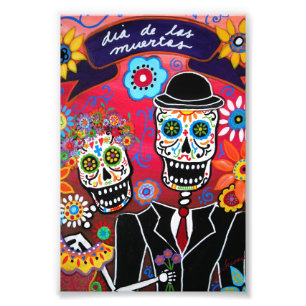Dia de los Muertos Wedding Fotodruck