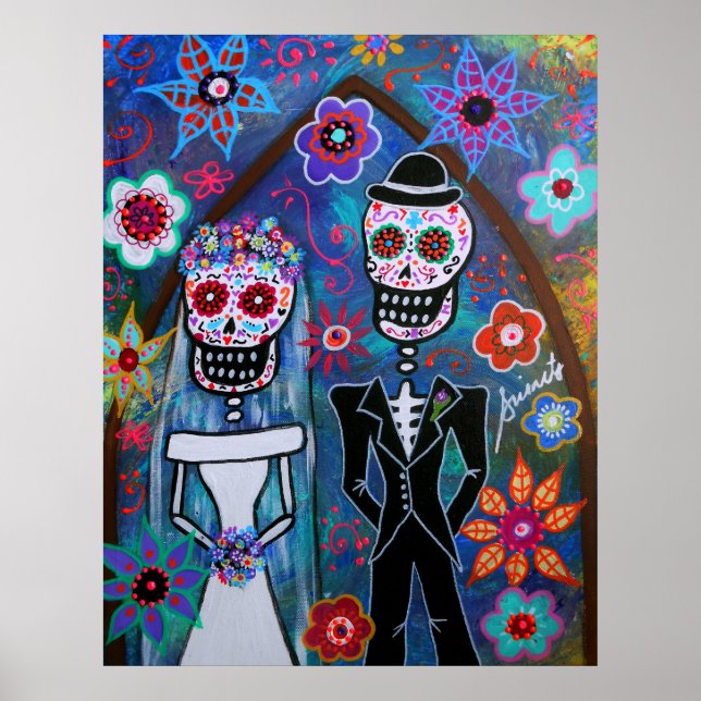 DIA DE LOS MUERTOS WEDDING POSTER (Vorne)