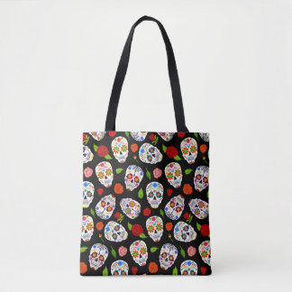 Dia de los Muertos: Zuckerschädel-Muster. Tasche