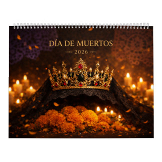Día de Muertos Calendar 2026 Kalender