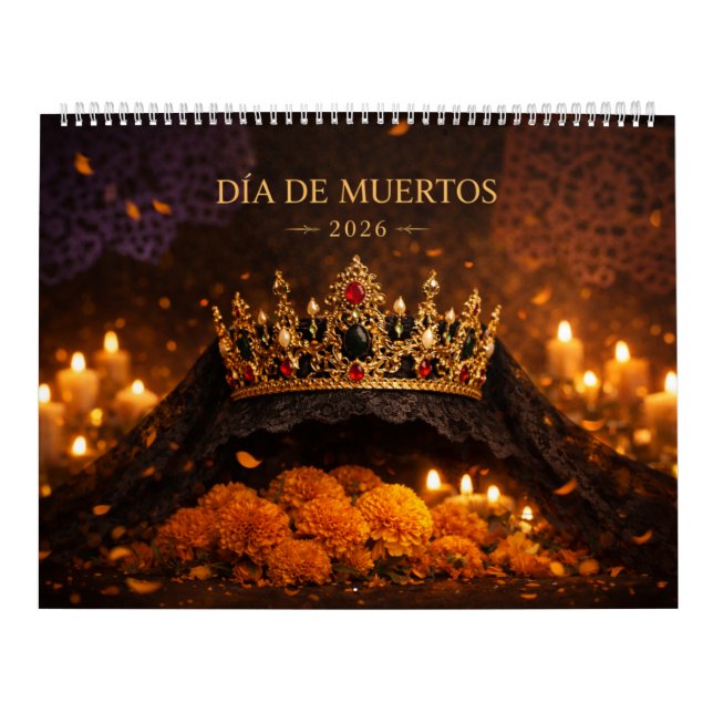 Día de Muertos Calendar 2026 Kalender (Titelbild)