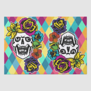 Dia de Muertos Day der toten Seidenpapier
