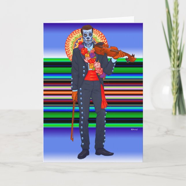 Día de Muertos/Day of the Dead Karte (Vorderseite)