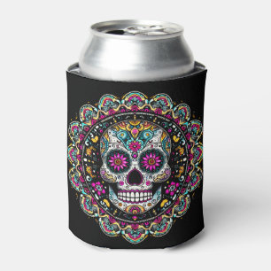 Día de Muertos Day of the Dead Mandala Halloween Dosenkühler