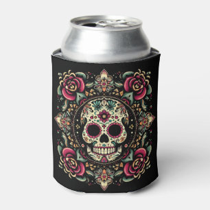 Día de Muertos Day of the Dead Mandala Halloween Dosenkühler