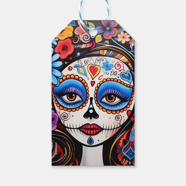 Dia de Muertos ☠️ La Calavera Catrina Geschenkanhänger (Vorderseite)