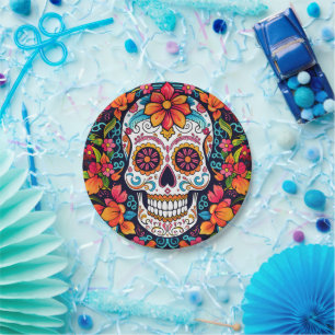 Dia de Muertos ☠️ Sugar Skull Pappteller