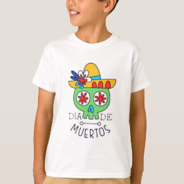 Dia De Muertos - Tag des Toten Designs T-Shirt