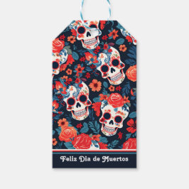 💀 Día de Muertos, Zuckerschädel Geschenkanhänger