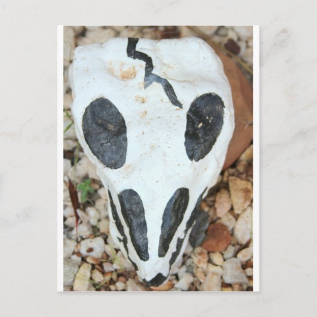 dia del muerte skull postkarte (Vorderseite)