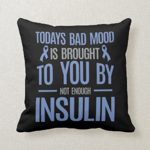 Diabetes Awareness Insulin Warrior diabetisch Kissen