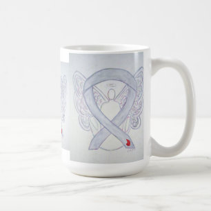 Diabetes Awareness Ribbon Angel Art Tasse