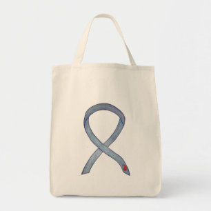 Diabetes Awareness Ribbon Custom Art Tragetaschen