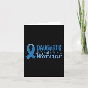 Diabetes Awareness-Tochter eines Kriegers T1 T2 Karte