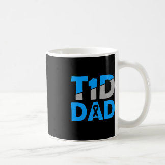 Diabetes Awareness Typ 1 - Diabetischer T1D Vater Kaffeetasse