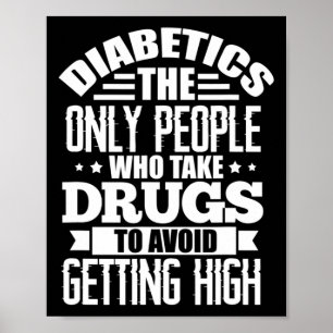 Diabetes Awareness Typ 1 Typ 2 Diabetes Poster