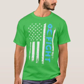 Diabetes-Band Vintage-Amerikanische-Flagge T-Shirt