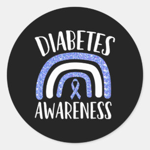 Diabetes Bewusstsein Diabetes Typ 1 Bauchspeicheld Runder Aufkleber
