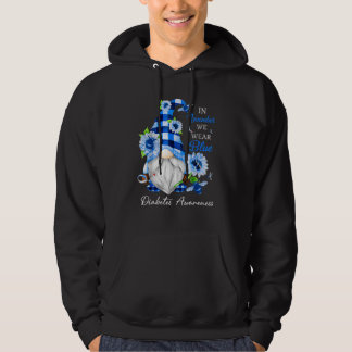Diabetes-Bewusstsein Gnom Im November tragen wir Hoodie