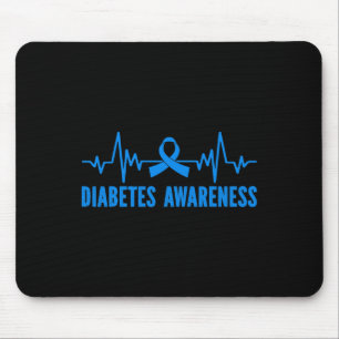 Diabetes-Bewusstsein im November tragen wir Blei Mousepad