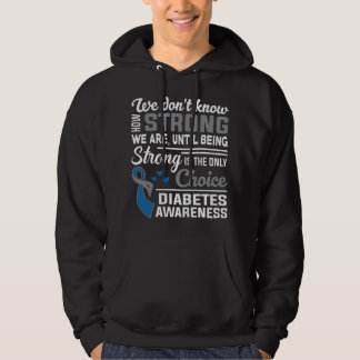 Diabetes-Bewusstsein stark ist nur die Wahl Hoodie